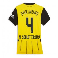 Billiga Borussia Dortmund Nico Schlotterbeck #4 Hemma fotbollskläder Dam 2024-25 Kortärmad